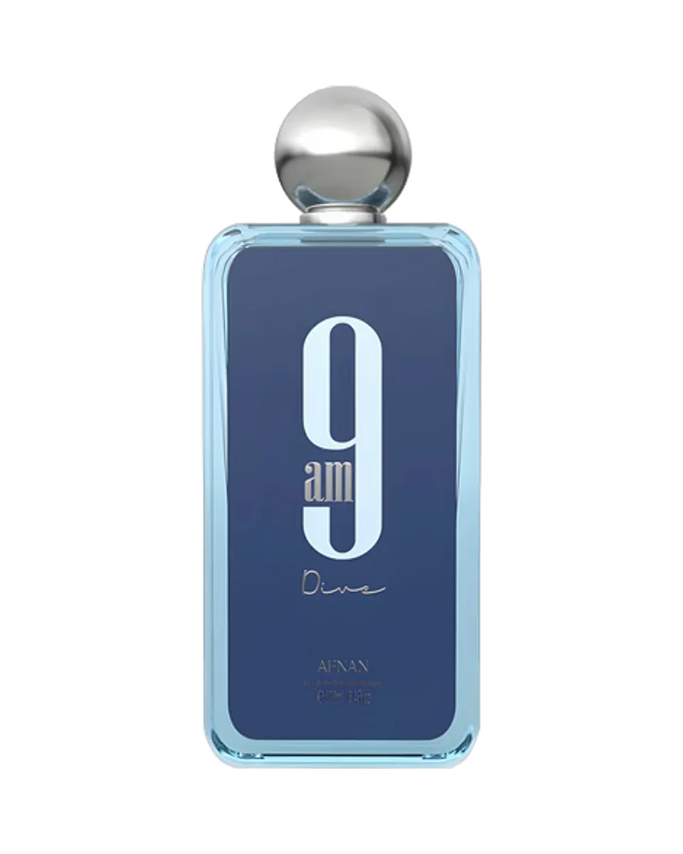 Frasco do perfume Afnan 9am Dive