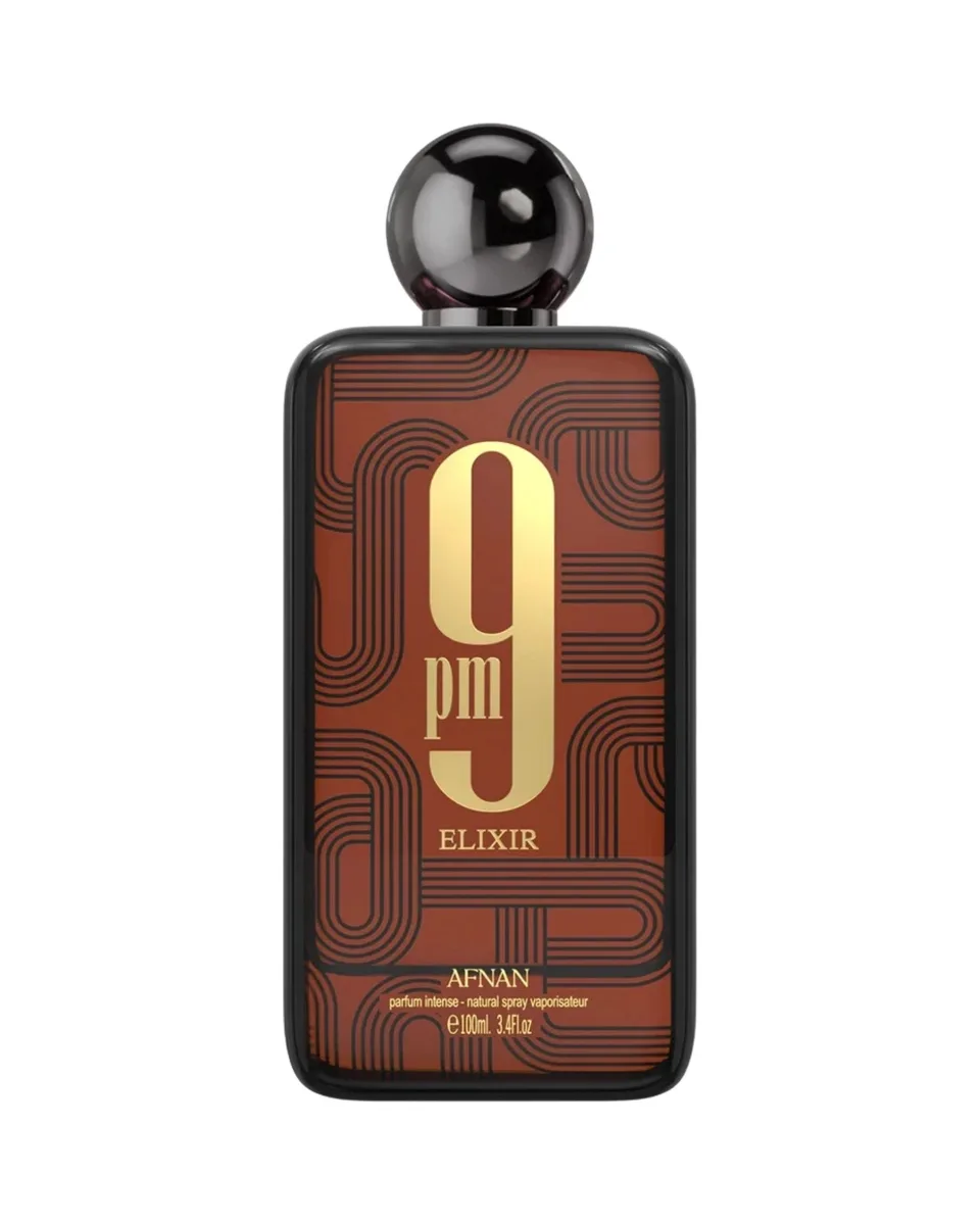 Frasco do perfume Afnan 9PM Elixir