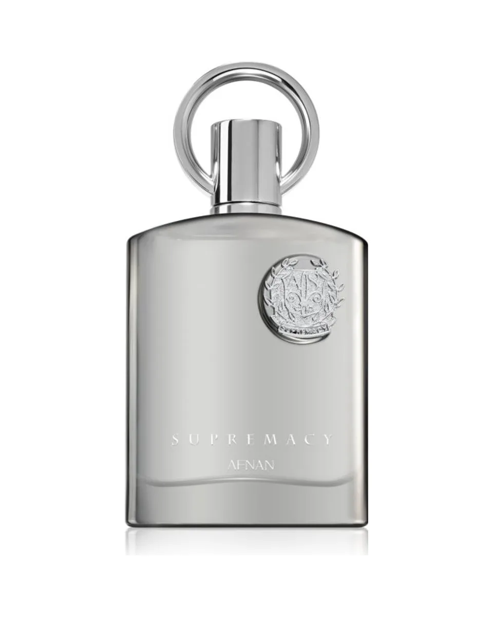 Frasco do perfume Afnan Supremacy Silver