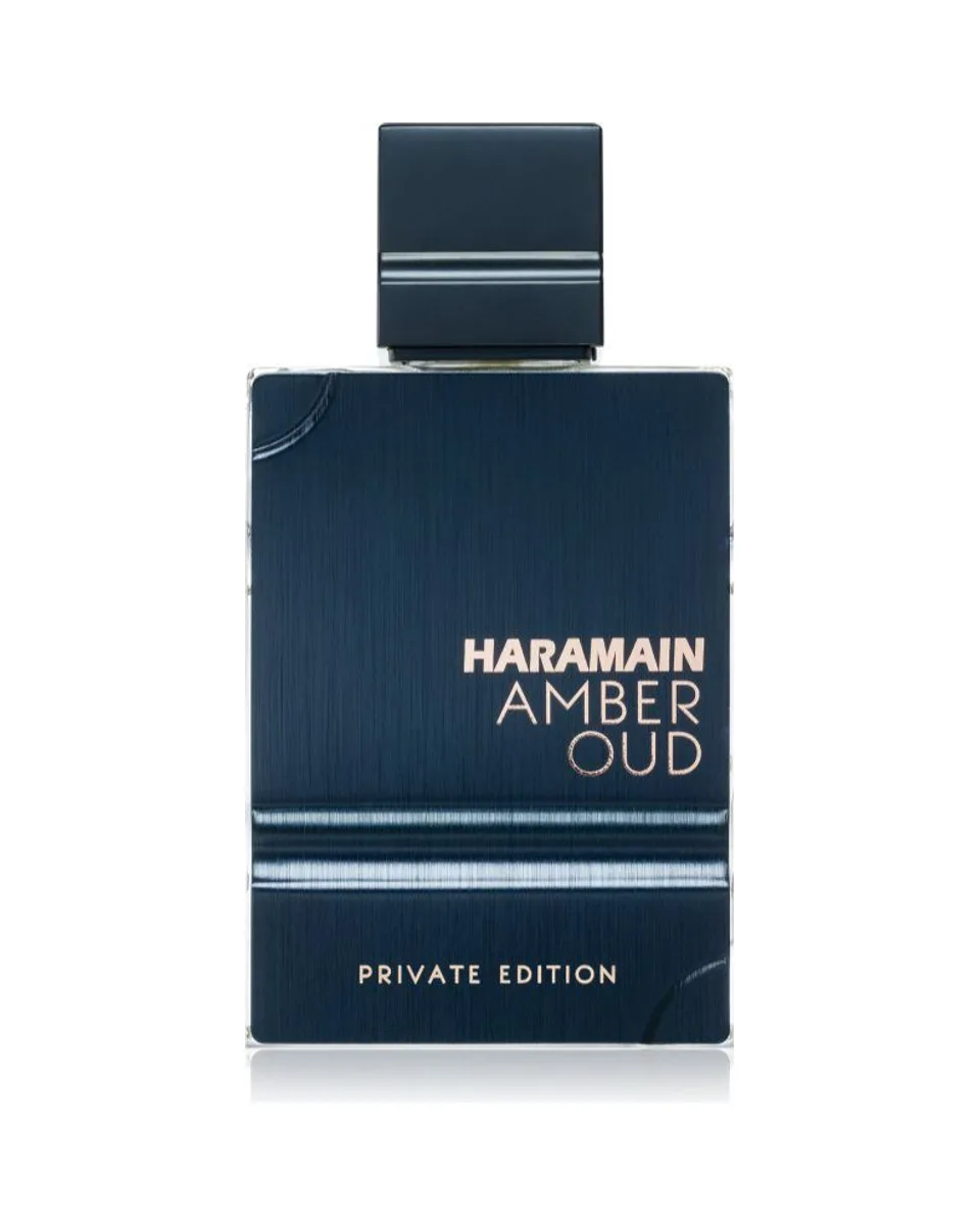 Frasco do perfume Al Haramain Amber Oud Private Edition