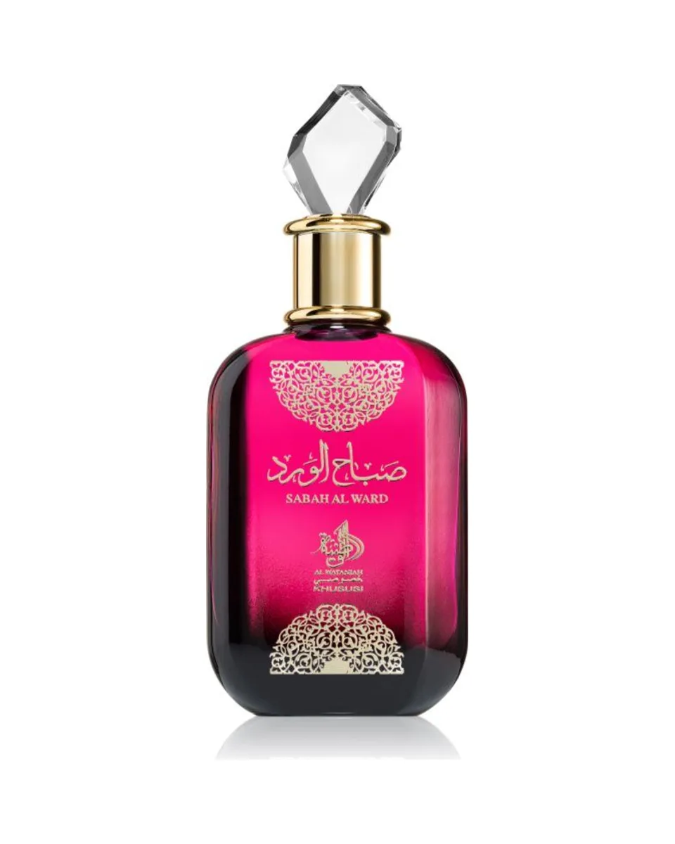 Frasco do perfume Al Wataniah Sabah Al Ward