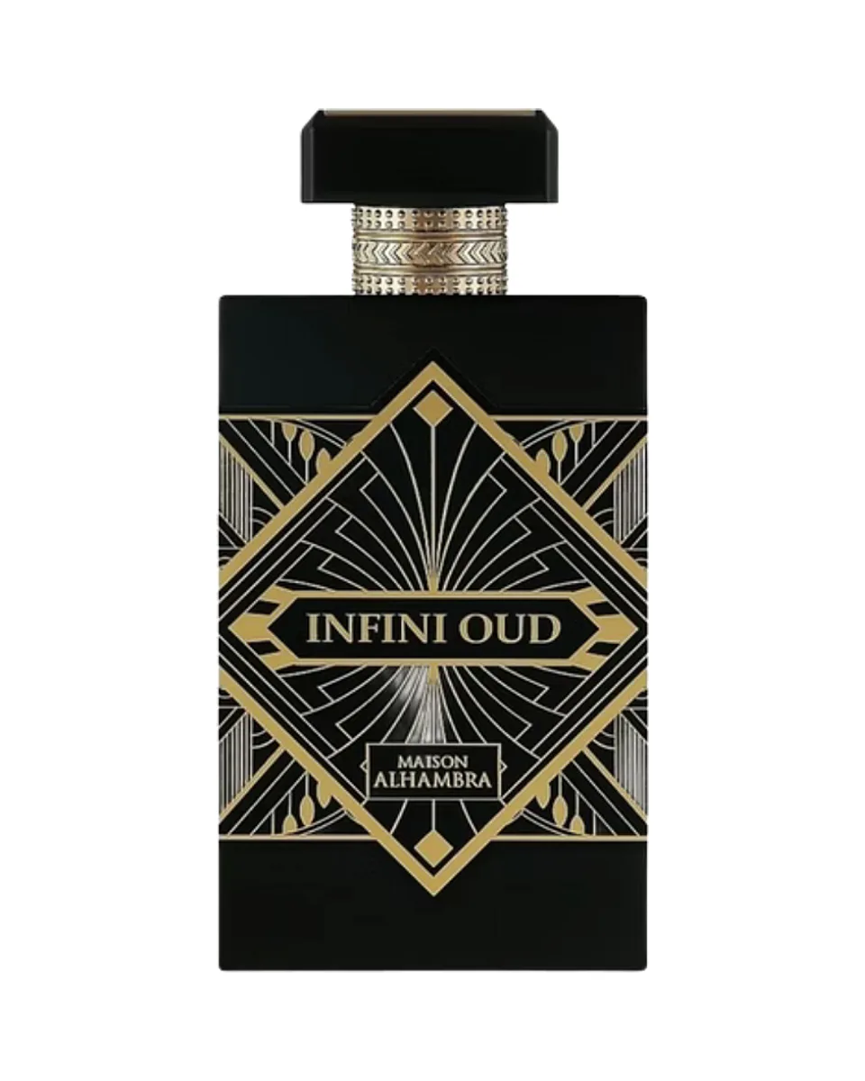 Frasco do perfume Alhambra Infini Oud