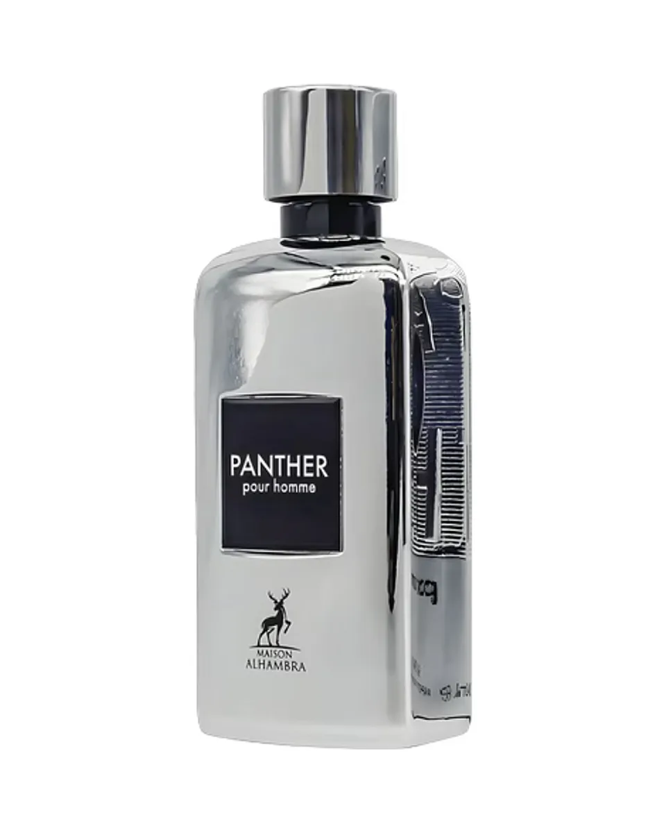 Frasco do perfume Alhambra Panther Pour Homme