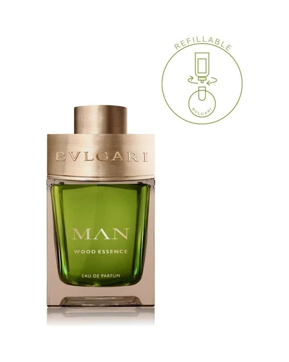 Frasco do perfume Bvlgari Man Wood Essence