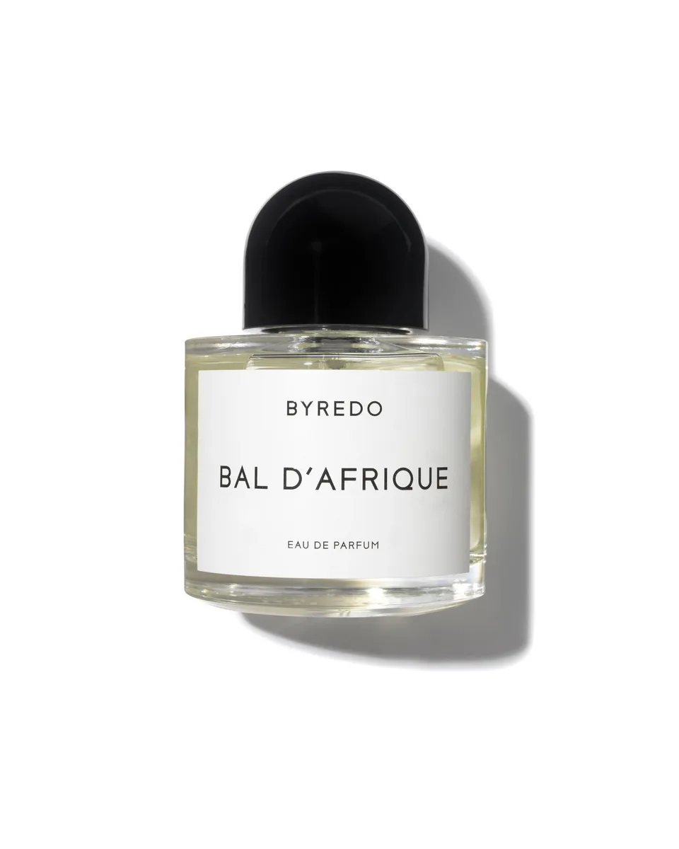 Frasco do perfume Byredo Bal d'Afrique