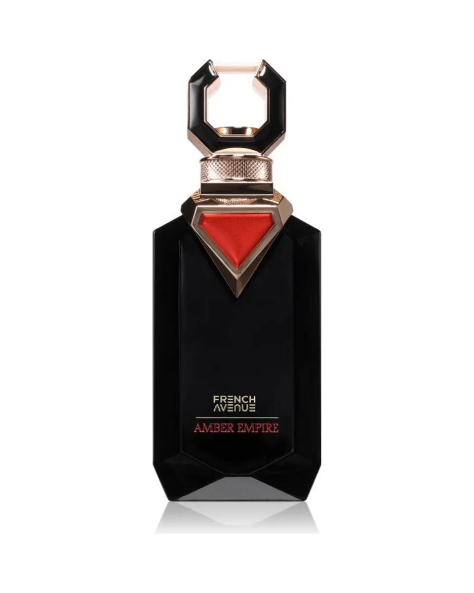 Frasco do perfume French Avenue Amber Empire