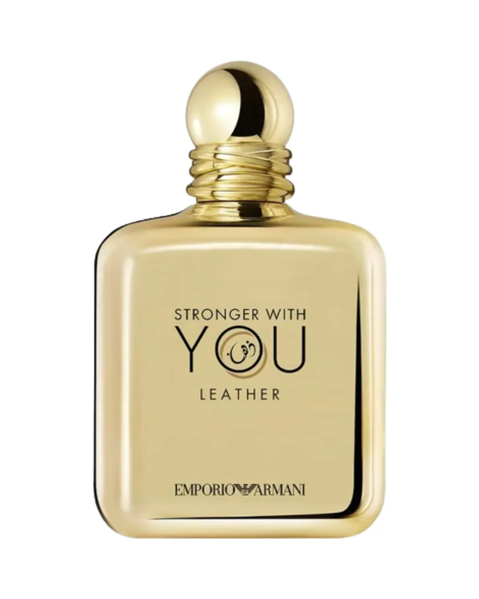 Frasco do perfume Giorgio Armani Stronger With You Leather