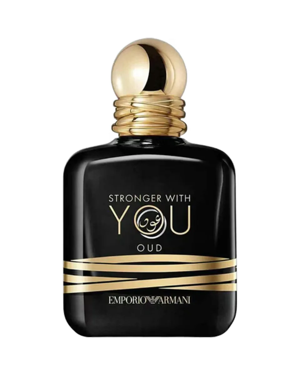 Frasco do perfume Giorgio Armani Stronger With You Oud