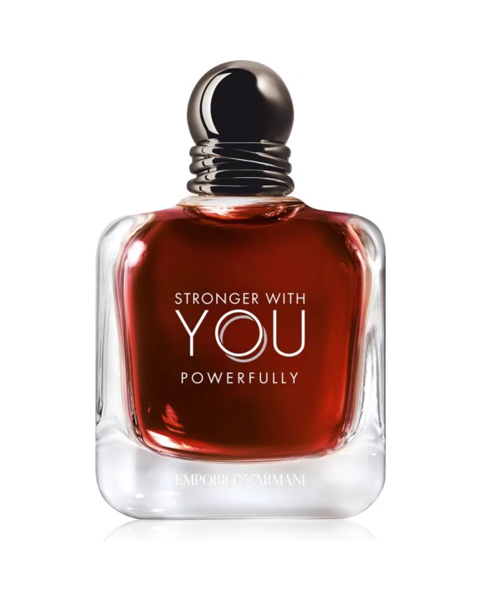 Frasco do perfume Giorgio Armani Stronger With You Powerfully