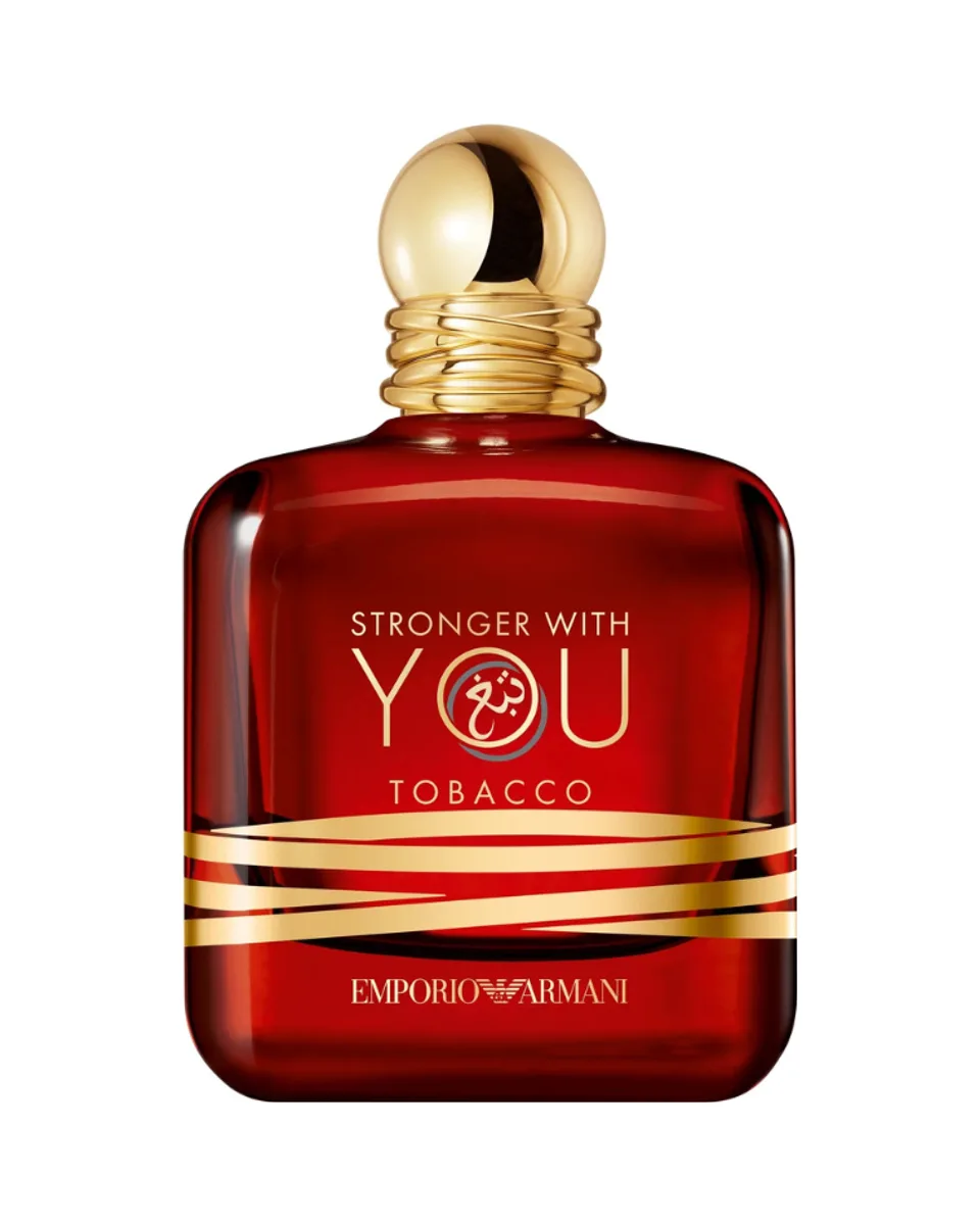 Frasco do perfume Giorgio Armani Stronger With You Tobacco