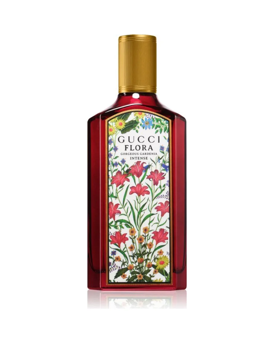 Frasco do perfume Gucci Flora Gorgeous Gardenia Intense