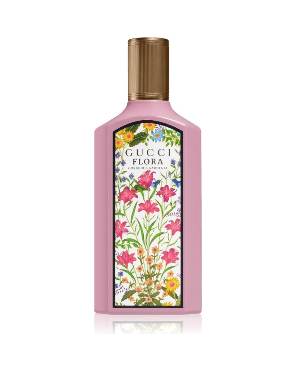 Frasco do perfume Gucci Flora Gorgeous Gardenia