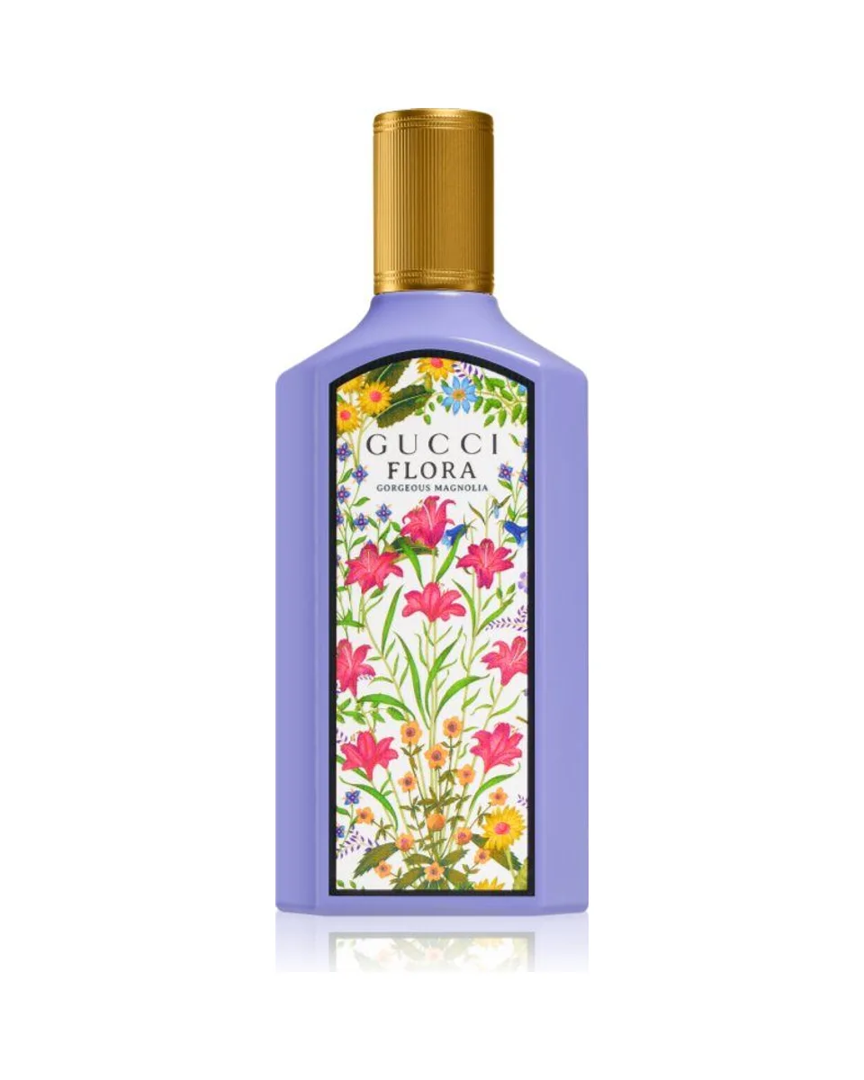 Frasco do perfume Gucci Flora Gorgeous Magnolia