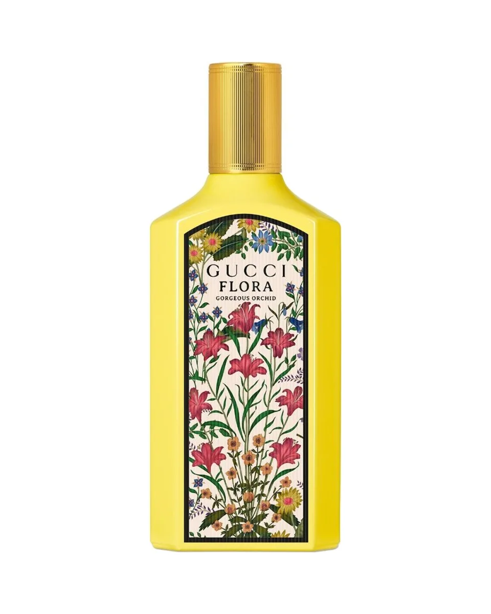 Frasco do perfume Gucci Flora Gorgeous Orchid