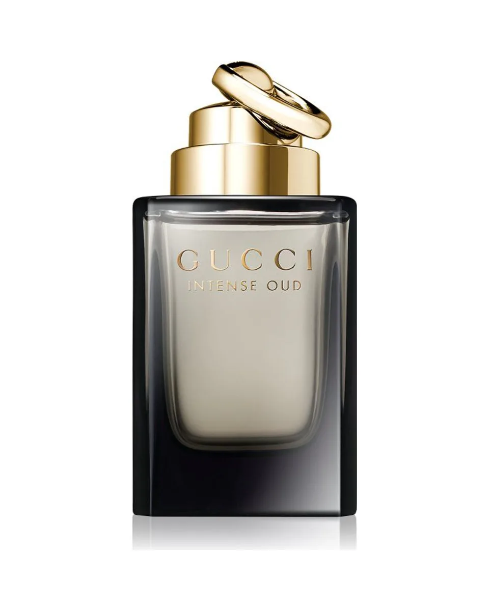 Frasco do perfume Gucci Intense Oud