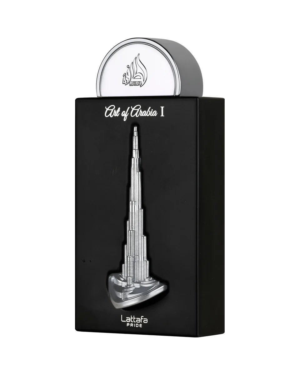 Frasco do perfume Lattafa Art of Arabia I
