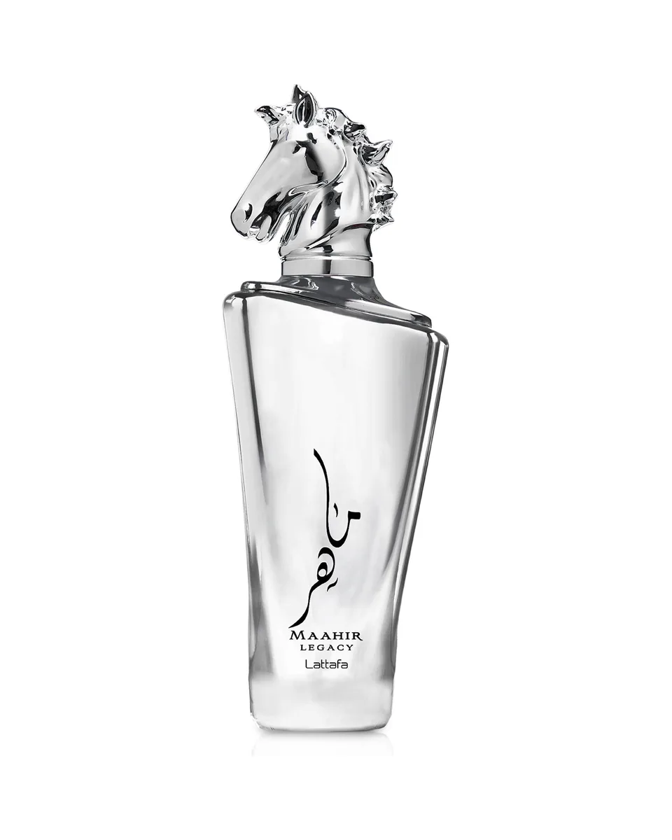 Frasco do perfume Lattafa Maahir Legacy Silver