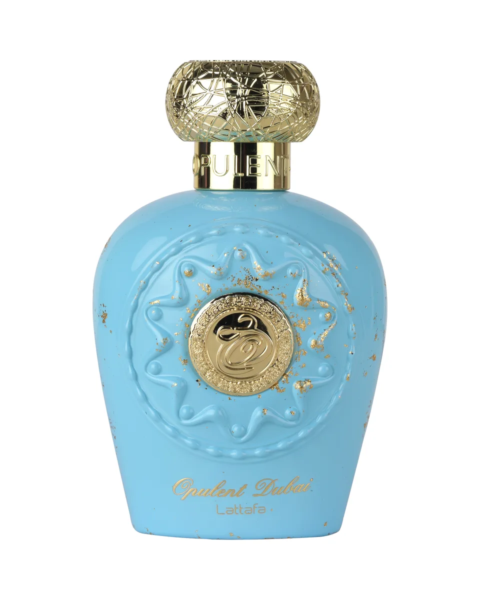 Frasco do perfume Lattafa Opulent Dubai