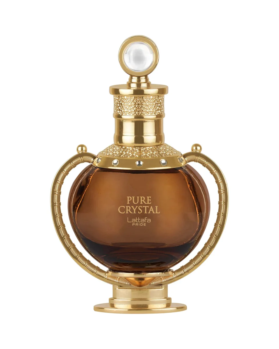 Frasco do perfume Lattafa Pure Crystal