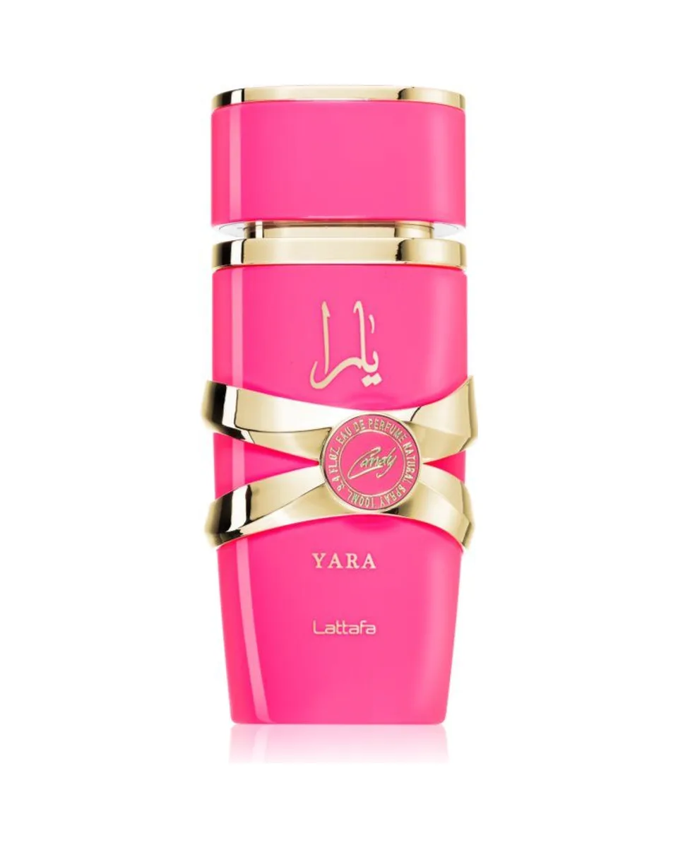 Frasco do perfume Lattafa Yara Candy
