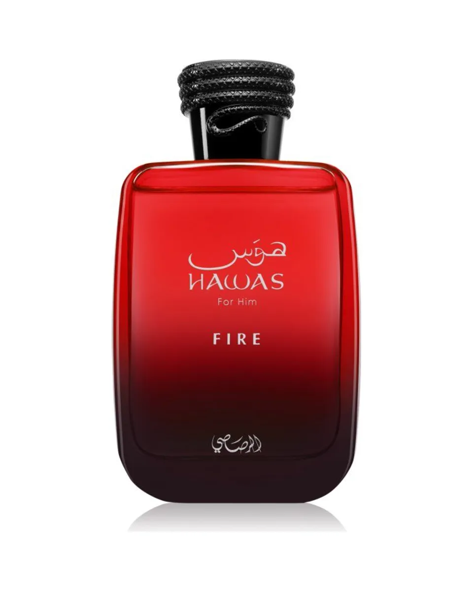 Frasco do perfume Rasasi Hawas Fire