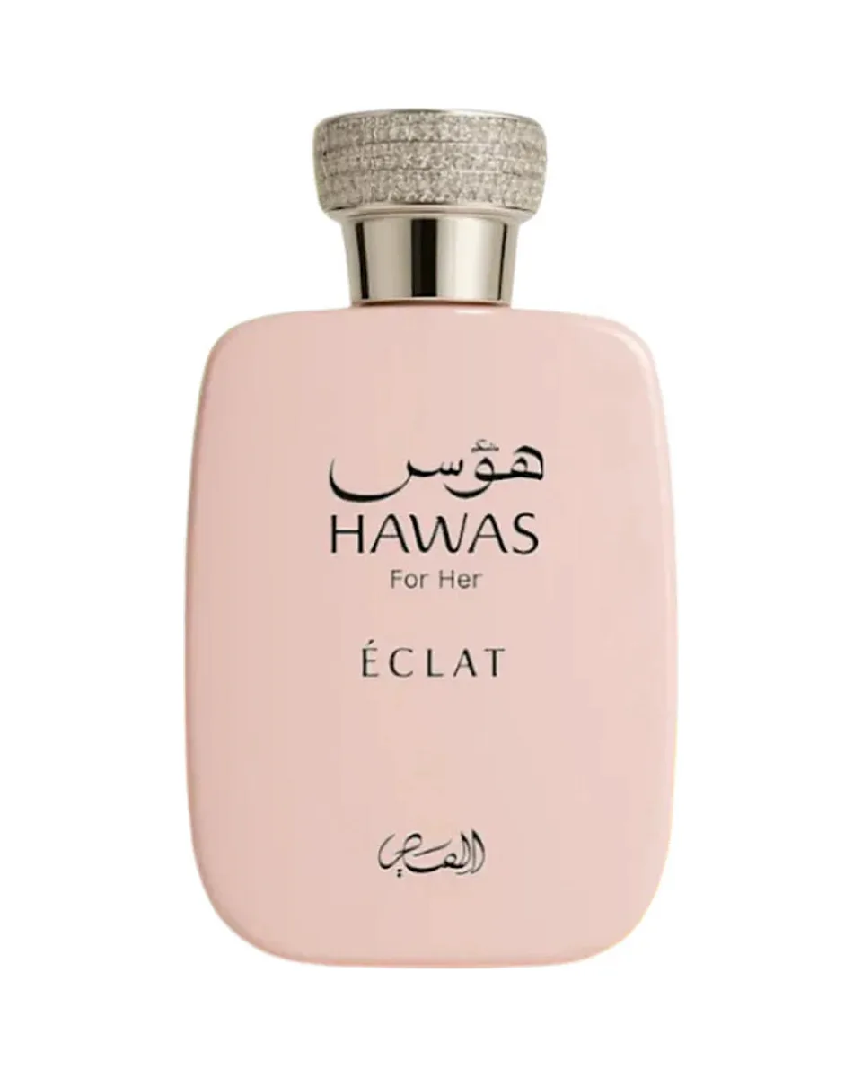 Frasco do perfume Rasasi Hawas For Her Éclat
