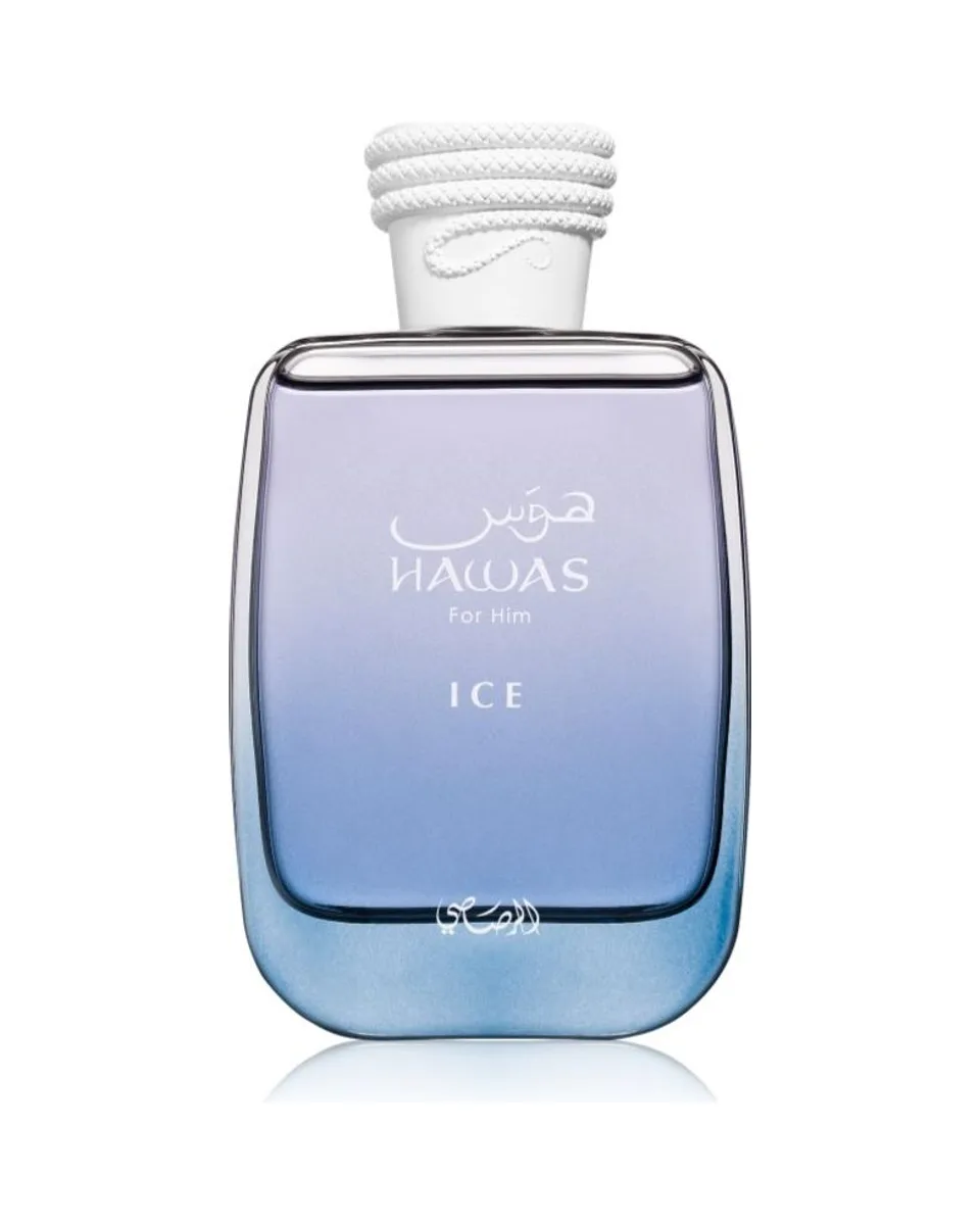Frasco do perfume Rasasi Hawas Ice