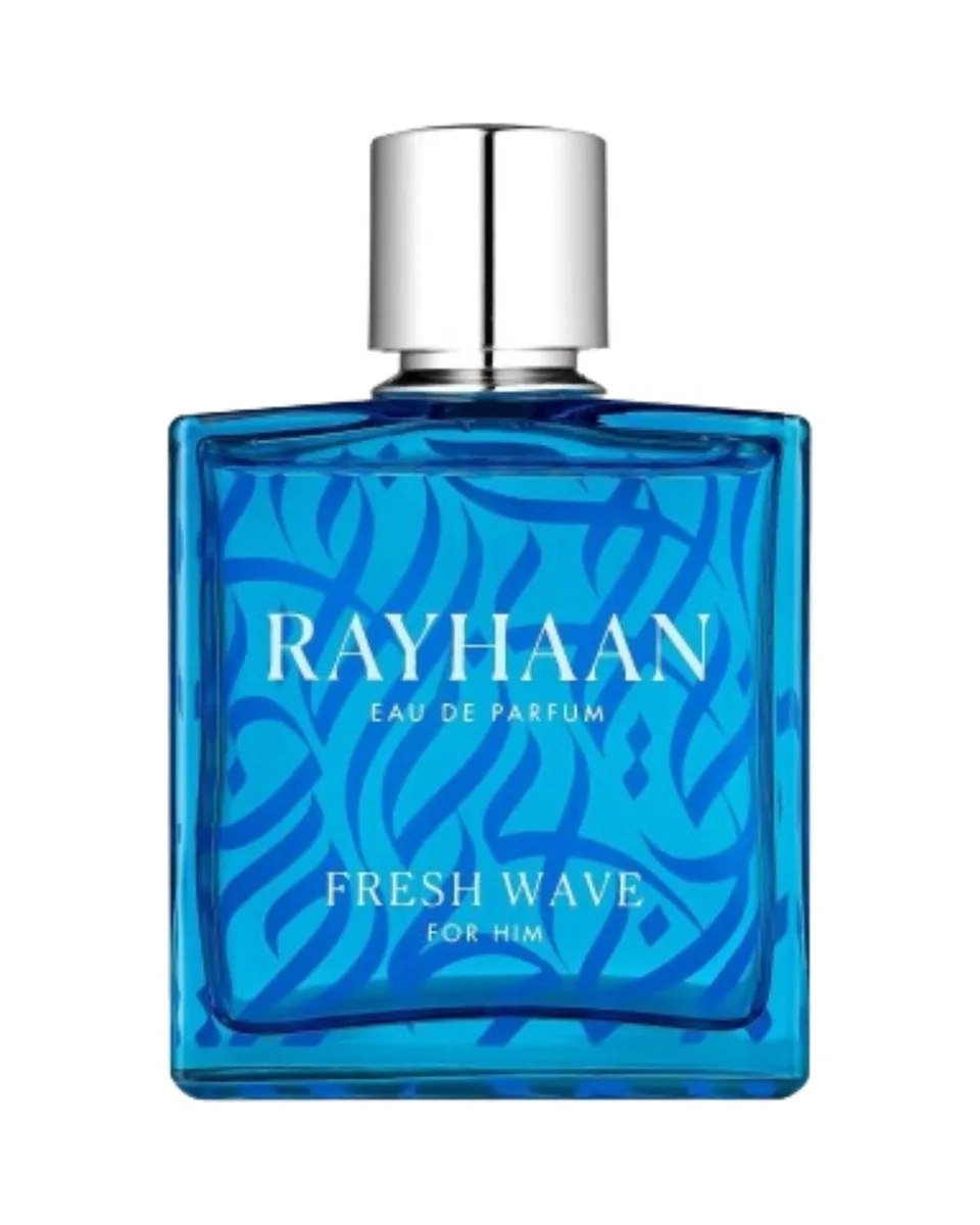 Frasco do perfume Rayhaan Fresh Wave