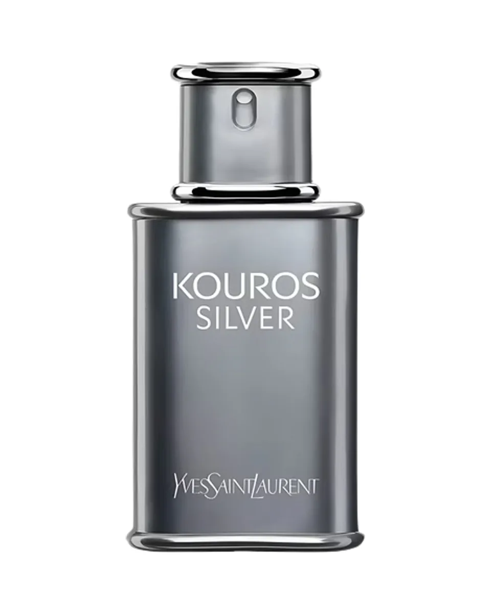 Frasco do perfume Yves Saint Laurent Kouros Silver